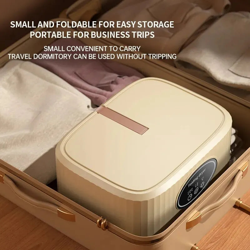 Folded Electric Clothes Dryer Smart Drying Rack Hang Ultraviolet Dryer Machine Portable Travel Warm Air Dryer 220V/110V for Home