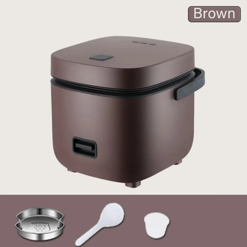 1.2 L Mini Rice Cooker Multi-Function 1-2 People Electric Rice Cooker Non-Stick Household Student Dormitory Small Cooking Tools