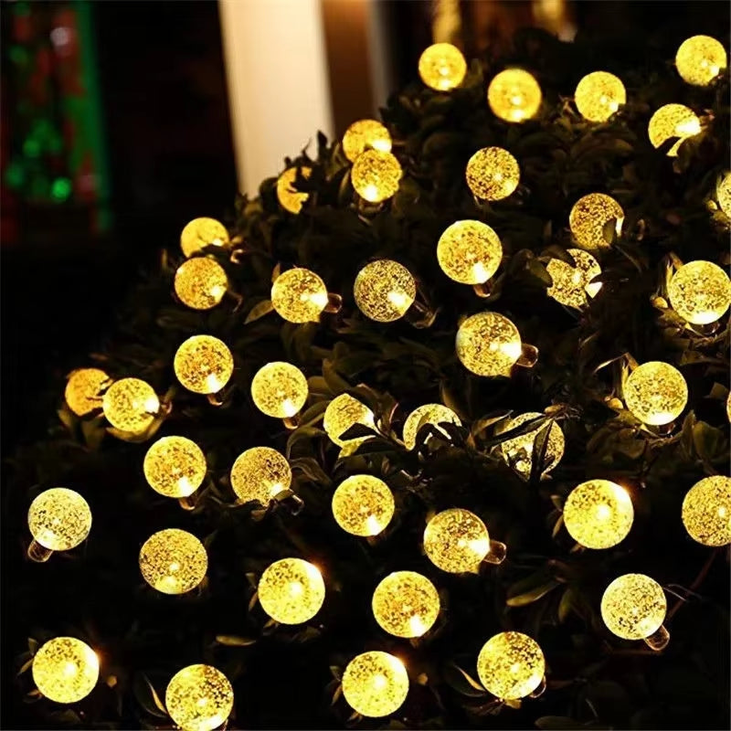 String Light Solar 100 Leds Fairy Lights Outdoor Garden Wedding Decoration Lamp 12M/13M IP65 Waterproof Garland Furniture Light