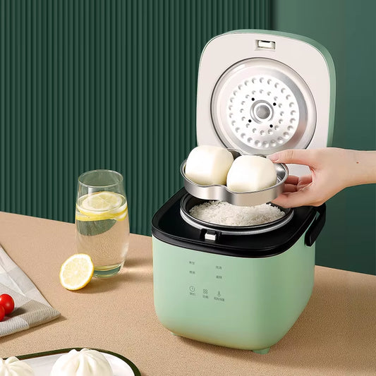 1.2 L Mini Rice Cooker Multi-Function 1-2 People Electric Rice Cooker Non-Stick Household Student Dormitory Small Cooking Tools