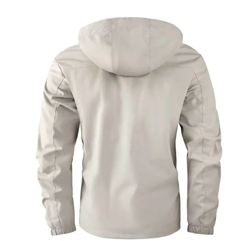 Men'S Hooded Casual High Quality Jacket Outdoor Windbreaker Thermal Clothing Lightweight Waterproof Fashion Cold Wint