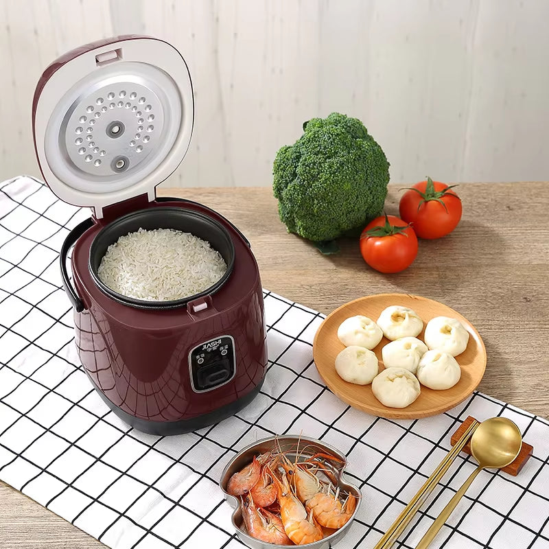 1.2L Rice Cooker Multi-Function Single Electric Mini Rice Cooker Non-Stick Household Small Cooking Machine Make Porridge Soup